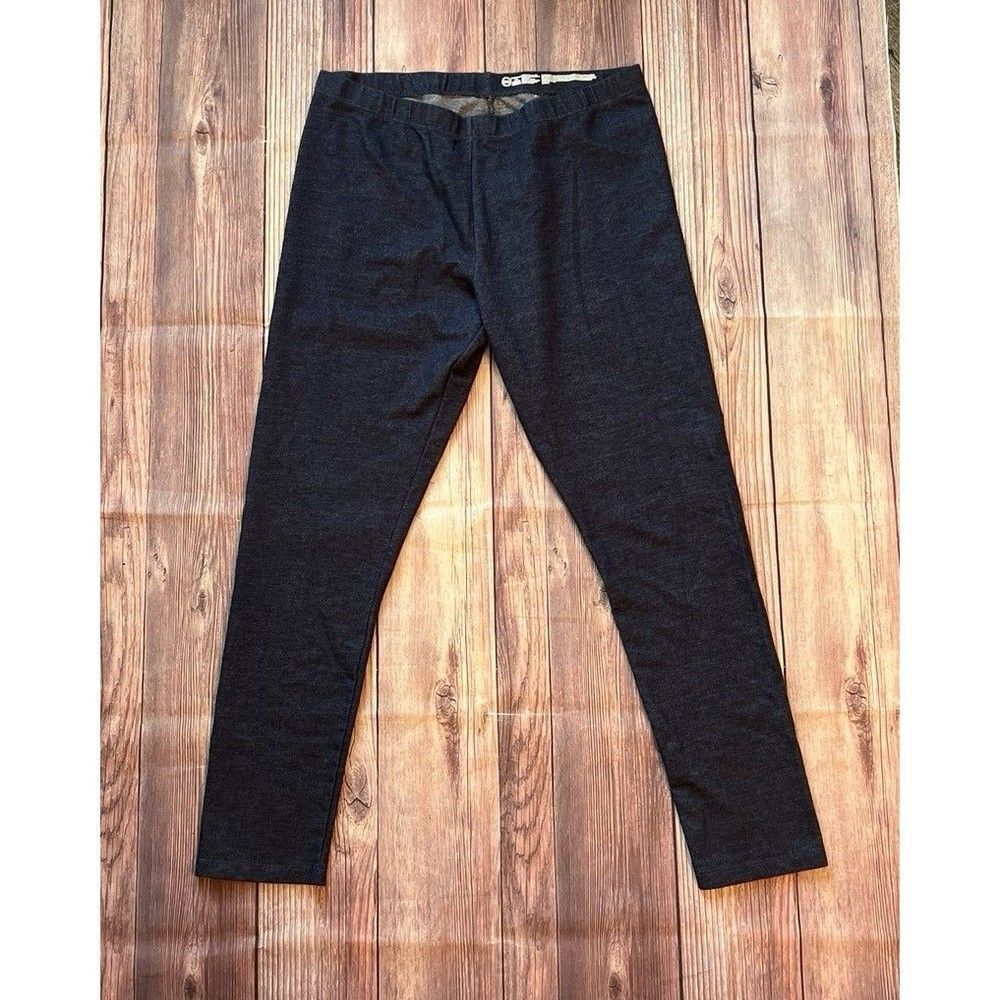 Wonder Nation Girls XL 14/16 Jeggings Blue Denim Look Pull On Stretch Leggings